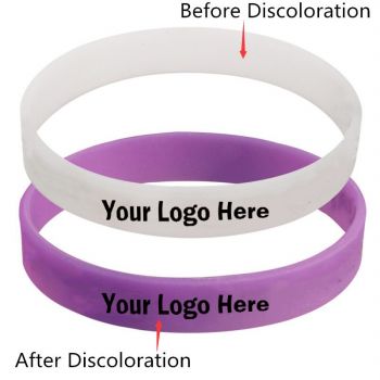 UV Color Changing Wristband  / Silicone Bracelet