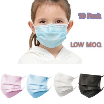 3-Ply Kid Size Disposable Face Cover Mask