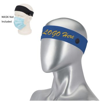 Mask Buddy Elastic Head Band with Buttons