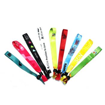 Imprinted Party Event  Fabric Wristband