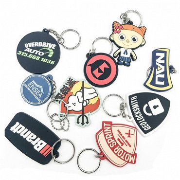 Soft PVC Keychains Of Various Shapes