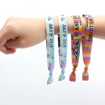 Embroidery Festival Polyester Wristband