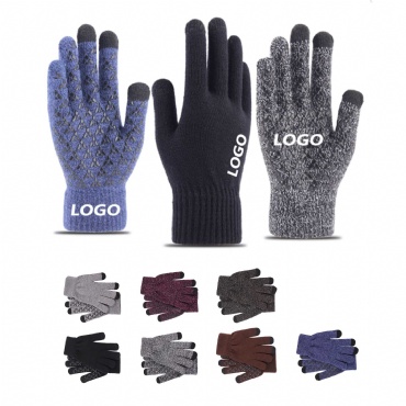 Custom Unisex Knit Touchscreen Gloves