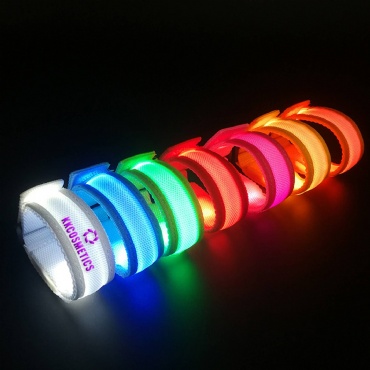 Customized LED- Light Nylon Bangle Bracelet