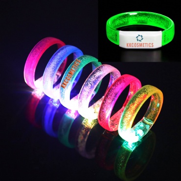 Custom Fashion Assorted Bubbles Color LED- Bracelet