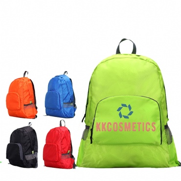 Customizable Lightweight Foldable Polyester Folding Backpack Gym Bag