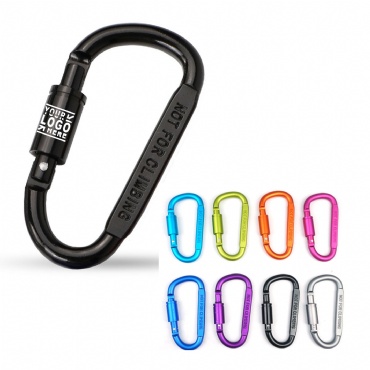 D-Type Outdoor Climbing Buckle With Nuts