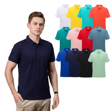Unisex Cooling Short-Sleeved Lapel Custom Polo Shirts