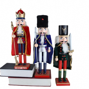 Traditional Painted Wooden Nutcracker King Dolls