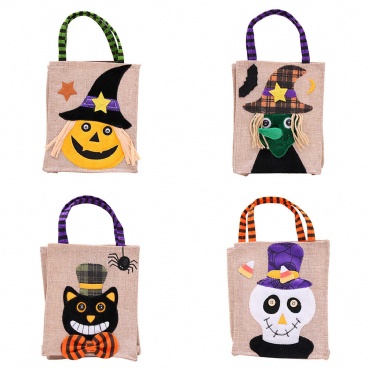 Halloween Striped String Candy Bag