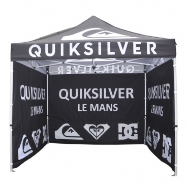 10'x10' Trade Show Dye Sublimation Events Tent With Three Full Walls