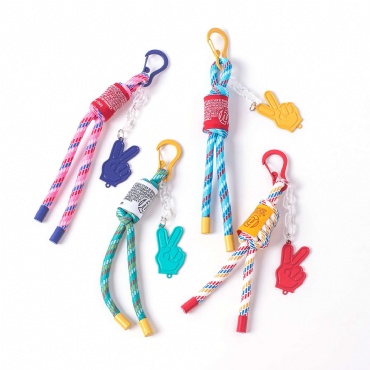 Color Braided Lanyard Key Chain