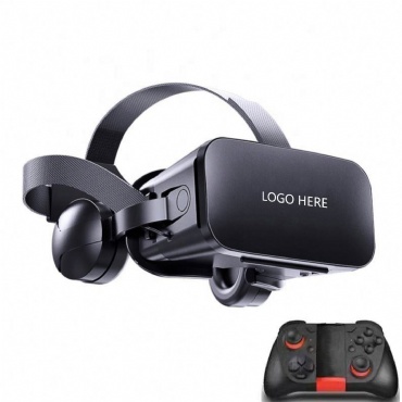 Virtual Reality Viewer Headset with Included Gamepad