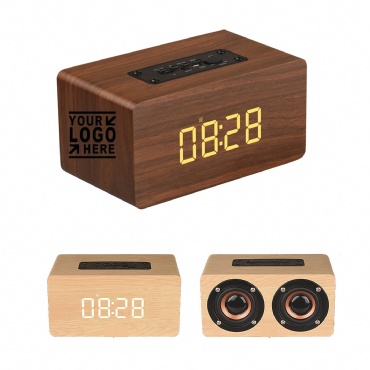Wooden Bluetooth Clock speaker