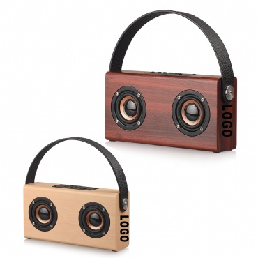Portable Wooden Bluetooth Speaker