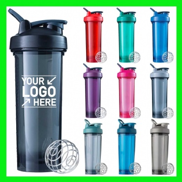 24 Oz Protein Shaker Cups With  Stainless Mixing Ball