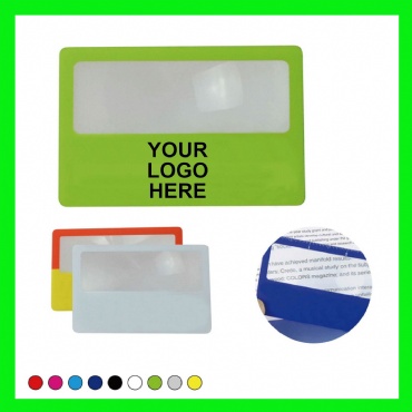 3X Magnifying Lence Glass Page Sheet Credit Card Magnifier