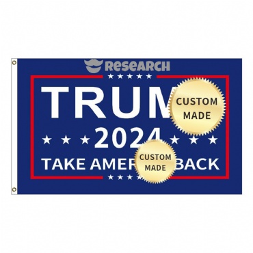 Trump Campaign Flag for the 2024 US Presidential Election