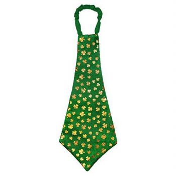 St Patrick's Day Jumbo Oversized Novelty Shamrock Tie