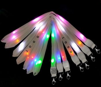 LED Lanyard With ID Card Holder