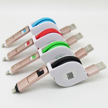 Retractable USB Charging Data Cable