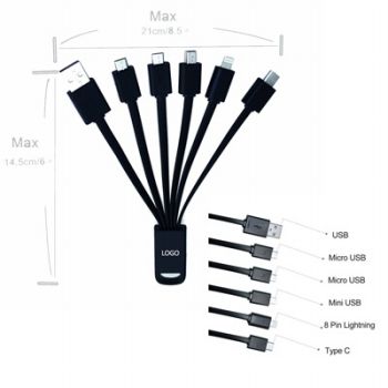 Multi USB Charging Cable with Type C Cable