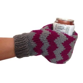 Knit Beer Mitt Beer Glove