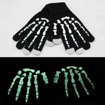 X-ray Bone Dance Party Costume Gloves