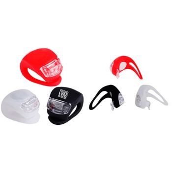Silicone Clip-on Safety LED Bike Light