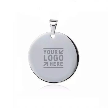 Round Stainless Steel Pet ID Tags Luggage Tags