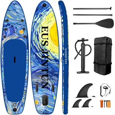10 1/2' Pastel Inflatable Stand Up Paddle Board