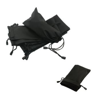 Black PVC Vinyl Storage Bag For Sunglasses/Phone