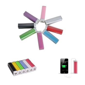 2200 mAh Plastic Pipe Portable Charger For Smart Phones