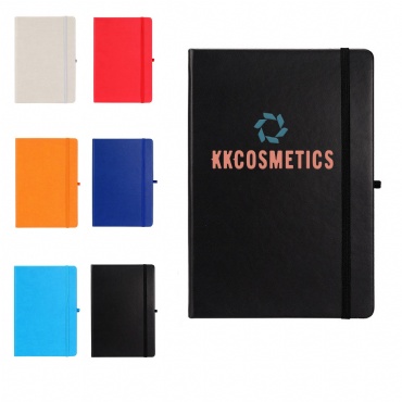 A5 Notebook with Snap Button Elastic Closure