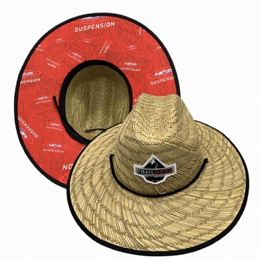 Wide Brim Lifeguard Straw Hat