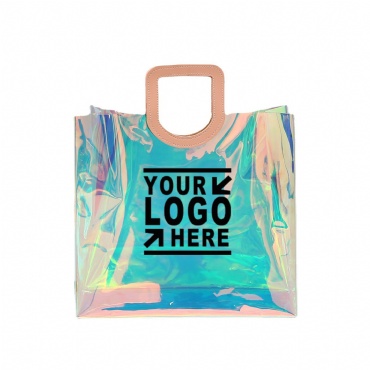 PVC Laser Colored Shipping Tote Bag