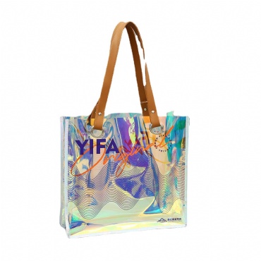 Colorful Transparent Jelly Tote Bag