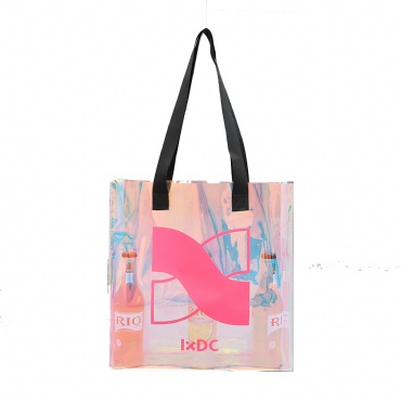 Colorful Transparent Jelly Shipping Tote Bag