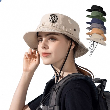Foldable Customizable  Fishing Summer Safari Hat