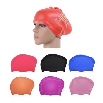 Waterproof Silicone Swim Caps For Long Hair