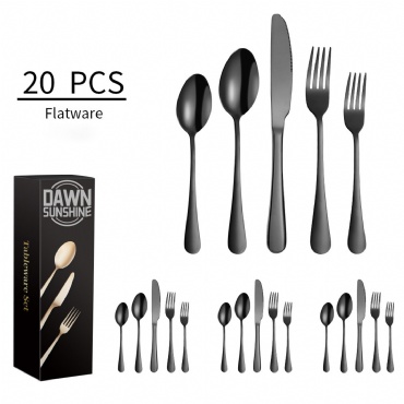 20 PCS Set for Stainless Steel Tableware Cutlery Set