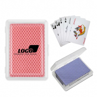 Playing Cards in Reusable Plastic Case