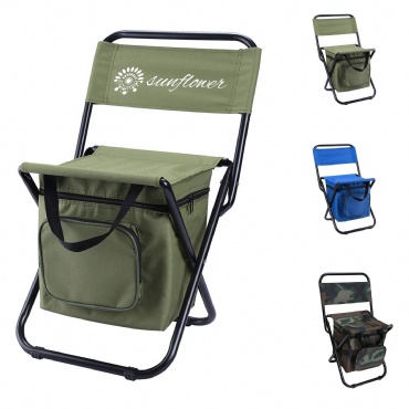 Outdoor Camping Chair With Food Storage Box