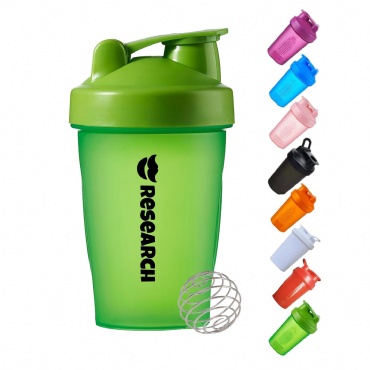 14 Oz.  Plastic Shaker Bottles with Mixer