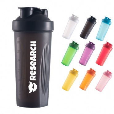 20 Oz  Plastic Shaker Bottles with Mixer