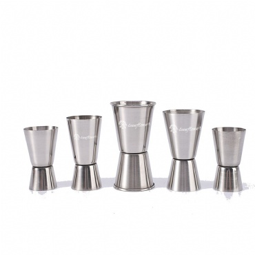 Stainless Steel Double-Ended Bartender Measuring Cup