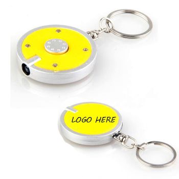 Round LED Keychain Light