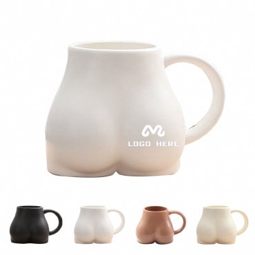 Ceramic Butt Shape Coffee Mugs