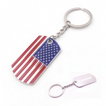 USA Flag Key Chain