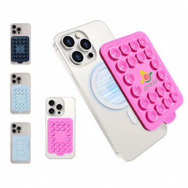 Magnetic Silicone Suction-Cup Phone Mount